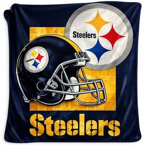 🏈 Pittsburgh Steelers Fleece Throw Blanket – 51” x 61”